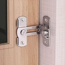 BSITFOW 90 Degree Flip Barn Door Lock,Protect Privacy-Security Gate Latch,Hook Lock Latch for Barn,Sliding Door Antique Lock Gate Latches Wine Cabinet Closet Door Latches-image-85