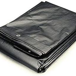 Double Shade Green & Black Tarpaulin Heavy Duty 300 GSM (24 ft X 18 ft) Rain Cover Sheet Camping Tent.-image-47