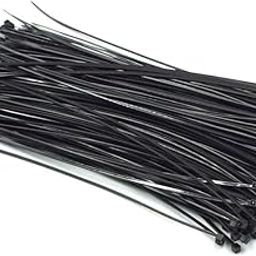 Inovera (Label) Nylon Self Locking Grip Cable Zip Ties Cord Management Heavy Duty Tie Wire Organizer For Home, Office, Garden, Workshop (Black, 3.6 X 200 Mm, Pack Of 100)-image-11