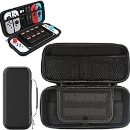Carrying Case for Switch Gamepad, Organizer Bag for Switch/Switch OLED with 8 Games, Anti-Scratch EVA Storage Bag for Switch Carrying Case Accessories-20