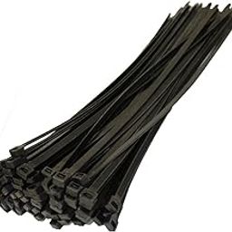 Webshoppers Self Locking Nylon Cable Zip Ties (Black, 2.5 x 100 mm)-21