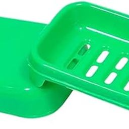 Sulfar Covered Soap Keeping Plastic Case for Bathroom use-10