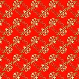 Decorative Table Runner, 12 x 18 inches, Red Fabric with Gold Pattern, Stain Resistant-image-39