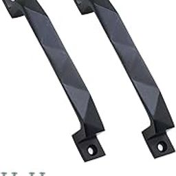 VOLO Chrome Finish Door and Window Handle for Home & Kitchen Doors/Cabinet/Window Handles - Mosaic Type (Model: Run 62) (96mm (4"), Pack of 2 Pcs, Black)-22