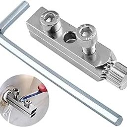 Serplex® Faucet Angle Valve Broken Wire Extractor Adjustable Broken Valve Extractor Universal Screw Extractor Tool Broken Bolt Remover for 1/2 in and 3/4 in Stripped Thread, Stainless Steel Made-2