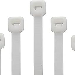 Elegant Casa Teeth Grip Nylon Self Locking Adjustable Cable Ties Holding and Cord Management - Heavy Duty Belt Strong Zip-Tie Wire Fastener Zip-Tag Organizer Pack of 50 Pcs, Size 250 X 3.6mm, White-image-15