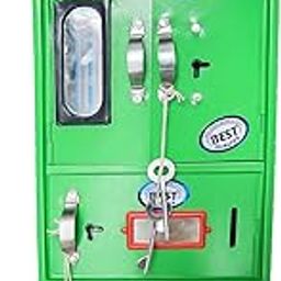 Best Almirah Shape Coin Box Piggy Bank Gullak Money Bank with Window and Lock child (Multi colour) (10.5 Inch)-image-54