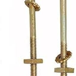 Zone Marketing cot Bolt 8 inch with Nut - Pack of 2 (10 mm)-4
