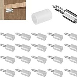 NIOFY Shelf Support Pegs – 20 Pcs Heavy-Duty Shelf Pins with Anti-Slip Silicone Sleeve | Nickel-Plated Metal Pegs for Kitchen Cabinets, Bookcases, Closets & Wooden Shelves-image-70