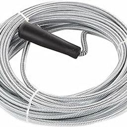 Fayby Drain Cleaning Long Spring Wire Waste Pipe Unblocker | Stainless Steel Flexible Drainage Pipe Cleaner Drain Clog Snake Wire (1 Psc_Multicolor) (5 Meter)-21