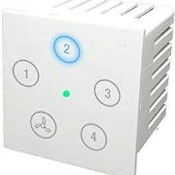 Smarteefi Touch 4 Speed Modular WiFi Smart Fan Regulator| Speed Scheduling | Humming Noise Free Design| Compatible with Alexa/Google Home (WHITE)-4