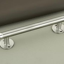 Nixnine Stainless Steel Round Main Door Handle/Bathroom Handle/Door Handle Pull, for Cabinet, Drawer, Kitchen, Cupboard, Door, Chrome Finish (8 Inch) Pack of 2,-image-18