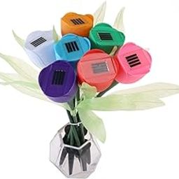 BESPORTBLE - 7 rechargeable D rechargeable batteries, rechargeable atmosphere lamp, solar panel, garden, path, landscape, outdoor floor lamp, plug to decorate lights-image-65