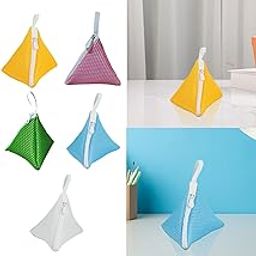 ATORSE Mesh Laundry Bag Travel Underwear Laundry Bag for Underwear Tops Gloves Yellow-image-16