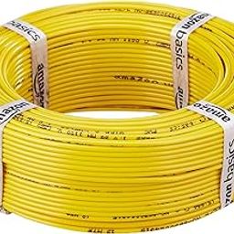 Amazon Basics PVC-Insulated, Single-Core, Multistrand Copper Wire (1.5 sq. mm, 90m, Yellow)-image-24