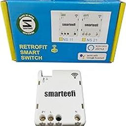 Smarteefi WiFi 1 Node Switch (STD-SERIES), Retrofit Smart Switch for Home Automation, Works with existing switches, No hub required, Compatible with Alexa and Google Home (STD-SERIES, 1 Node)-0