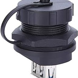 Waterproof USB Connector Copper PA66 Insulator USB3.0 Double Female Dustproof Cover-image-64