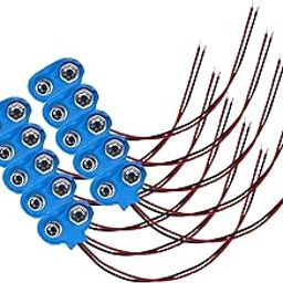 Vincentvolt 9 Volt Battery Connector Pack Of 10-24