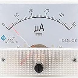 LICHTS® 2xAnalog Panel AMP Microamp Current Ammeter Meter DC DC 0-50uA|Business & Industrial | Electrical & Test Equipment | Test, Measurement & Inspection | Test Meters & Detectors | Panel Meters-image-9