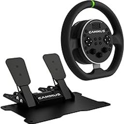 Cammus C5 Bundle for C5 Steering Wheel + CP5 Pedals + Desk Clamp. Racing Simulator Direct Drive Technology, 5Nm Wheelbase, Premium Construction, Cloud-based App Control, PC Hardware Exclusive-picture-14