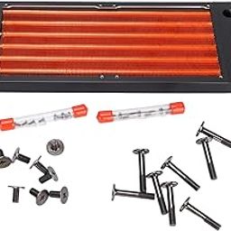 Water Cooling Radiator, Water Cooling Heat High Durability Stable Fluent Multiple Pipes for PC Computer(240mm)-picture-23