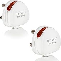 HI-PLASST (Pack of 2) 16A Socket Plug – 3 Pin 16 Amp Power Plug for Air Conditioner, Water Geyser & Microwave |16A plug for geyser | 16A plug for microwave-image-30