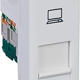 Anchor by Panasonic 66556 RJ45, Computer Socket, Cat 5e, 1Modular (White, Pack of 10)-71