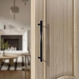 LAPO 18 inch Luxury Stainless Steel Door Handle | Black Finish | Sturdy Pull-Push for Wood, Glass Doors | Elegant Design for Home & Office | Pack of 1 | 3-Year Warranty-image-3