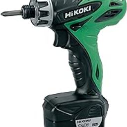 HIKOKI DB10DLSMZ Cordless Driver Drill, 10.8V, 0-400 RPM, 10 Nm, 6.35mm Hex Bit Shank, 0.8 Kg, 2 Batteries, Charger & Carry Case Included-image-26