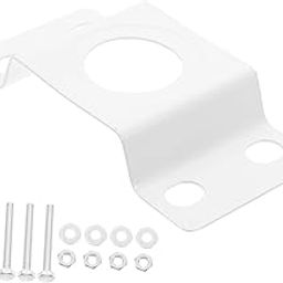 Parliky Heavy Duty Pole Mount Bracket Kit for Solar Street Lights Easy Installation Versatile Design for Outdoor Use Includes Mounting Screws Back Plate for Secure Setup-image-53