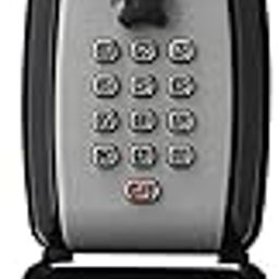 MYADDICTION Hanging House Key Lock Box 9x18cm with Hook for Home Garage Versatile Sturdy Grey-2