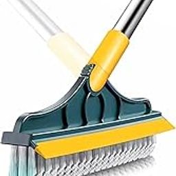 Rylan Stainless Steel Bathroom Cleaning Brush Bathroom Cleaning Accessories Tiles Cleaning Brush Bathroom Brush With Long Handle Tile Cleaner Brush Bathroom Floor Cleaning Brush, Multicolor-image-42