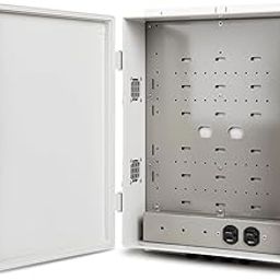 Namunanee Outdoor Electrical Junction Box with High Power Outlet, ABS Water Resistant Enclosure with Internal Mounting Panel & Hinged Cover. (18.1"H* 12.6"L* 4.3"W & Outlet)-20