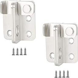 Gadpiparty 2sets Stainless Steel Safety Gate Latch for Sliding Barn Doors Pocket Doors and Sheds Theft Design for Enhanced Security Easy to Install-19