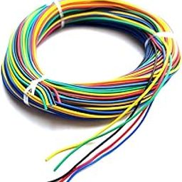 ElectroSys 14/36 25M Multicolor Flexible Wire Cable – 5 Colors x 5M Each (Red, Green, Blue, Yellow, Black) | 14-Strand 36 AWG Hook-Up Wire for DIY, Robotics, Breadboard & Electronic Projects-image-18