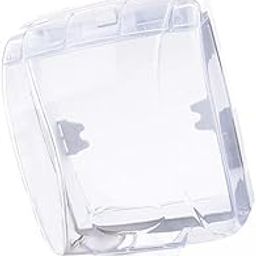 ATORSE 5xPlastic Doorbell Cover Shelter Protection Clear for Outdoor Door Access-18