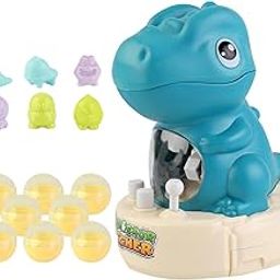 Toy Prize Dispenser Toys Interactive Dinosaur Crane Game for Party Birthday Gift Blue Electronic Games-image-22