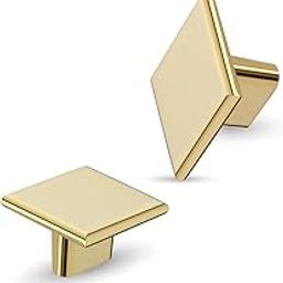 LAPO 2 Piece Zinc Drawer Knobs and Pulls – Sturdy Door Knobs for Cabinets, Cupboards & Wardrobes (PVD Gold Finish)-image-36