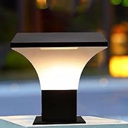 WHITERAY Metal and PVC Main Gate Light Waterproof Garden Pillar Lamp Weatherproof Exterior Lighting Fixture Outdoor Lamp for Entrance, and Home Decor (Without Bulb)-image-37