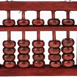 ATORSE Toy Mini Vintage Chinese Wooden Abacus Arithmetic 5 Digits Calculating Tool Red-Toys & Hobbies-Games-Board & Traditional Games-Contemporary Manufacture-image-28