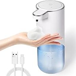 Supvox® Automatic Soap Dispenser Foam Handwash Dispenser Touchless Soap Smart Auto Smart Hand Washer for Office Kitchen Bathroom 400ml-image-43
