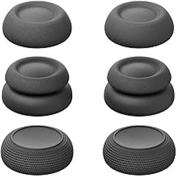 ZORBES® 3 Pairs Thumb Grips for PlayStation Portal 3 Types Ultra Slim Silicone Snug Fit Joystick Thumb Grips Protectors Analog Sticks Caps Improved Controll Gaming Accessories for Stream PS5-15