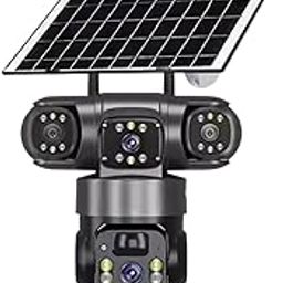 MAYUMI V380PRO Outdoor Solar Security Camera, 12MP Triple Lens, PTZ, PIR Motion Detection, Battery Powered, 4G SIM-image-51
