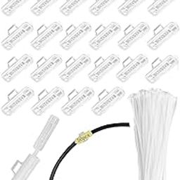100 Pcs Wire Organiser, Cable Management, Cable Organisers Can Be Used for Various Wire Label Classifications To Make There Are Also Cable Ties For Tying Wires-image-75