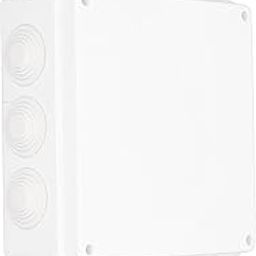 Junction Box, Electrical Junction Box 200x200x80mm IP65 Weatherproof Pre-drilled Electrical Box Project Box With Rubber Gasket-picture-12