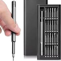 IDITRI EXPORT-Mini Precision Screwdriver Kit – 24 in 1 Magnetic Tool Set for Fixing Phones, PCs, Laptops, Watches, Eyeglasses & Electronics (Black)-image-55