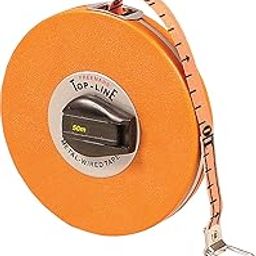 FREEMANS Top Line 50m:16mm Metal Wired Measuring Tape - 50m/165ft || Case Reinforced with Stainless Steel Band || Durable Winding Mechanism Handle and Stainless Steel Mouth with End Hook-23