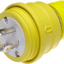 Woodhead Watertite Wet Location Locking Blade Plug, 3-Phase, 4 Wires, 3 Poles-image-1