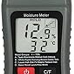 Serplex® Wood Moisture Meter For Firewood, Two-Pin Moisture Meter LCD Digital Moisture Meter For Lumber, Firewood Moisture Meter For Woodworking, Wood Humidity Meter, Battery Operated (NOT Included)-12