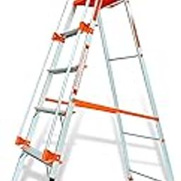 Liberti Aluminium 400 Series Smart Step Aluminium Platform Ladder w/Handrail (Silver) (6 feet)-picture-18